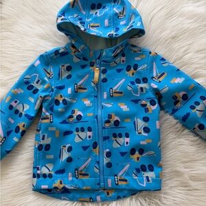 Cat & Jack Blue Construction Pattern Jacket
